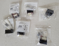 Lot of 6 Siemon CT-U3-U3-01 Dual CAT3 RJ45 Outlet 3 Pair USOC Black 2 Port picture
