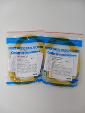 WireWerks SC/APC-SC/UPC, 10M, Yellow Jacket FOPC OS2 B/I 2F ZIP 2MM OFNR 2ct  picture