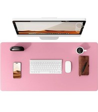 Large PU Leather Dual Sided Desk Pad Non-Slip Mouse Pad Desk Mat Writing Mat picture