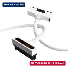 24Pin PSU Motherboard Power Extension Cable with ARGB Lighting, 90 Degree Right- picture