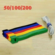 Microfiber Cloth Cable Straps Hook Loop Reusable Fastening Wire Cable Ties picture