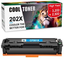1 Pack Toner Compatible with HP CF500X 202X Cyan Pro MFP M281fdw M280nw M254dw picture