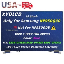 15.6in for Samsung NP950QCG-K01US LCD Screen Assembly Replacement 1920x1080 Blue picture