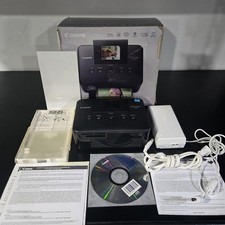 USED Canon Selphy CP800 Compact Photo Printer And Acessories Black picture