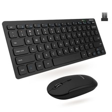 Macally Small Wireless Keyboard and Mouse Combo - An Essential Workspace Duo ... picture