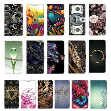 Robot Flower Bird Card Wallet Cover Case For S22 S20 S21 Ultra S20 FE S21 FE picture