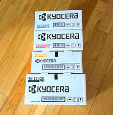 Kyocera TK-5242 Genuine Original Laser Toner Set CMYK (TK-5242C/M/Y/K) picture