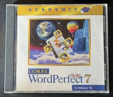 Corel WordPerfect Suite 7 EDU PC CD-ROM Windows 95 Vintage 1996 picture