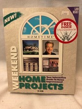 Hometime Weekend Home Projects NEW Big Box Screwdriver Software PC CD Rom 1994 picture