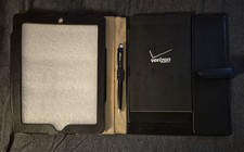 Verizon Black Folding Folio Case Tablet Cover with Pen Holder picture