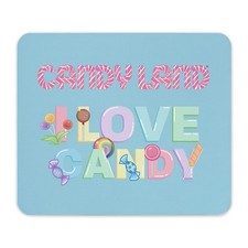 CafePress Candy Land I Love Candy Mousepad  (1203622191) picture