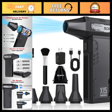 High-Speed Compressed Air Duster, 180,000 RPM Mini Blower, Cordless Cleaner picture