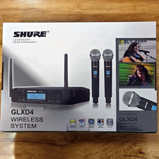 Shure Microphone GLXD4+BETA58A Dual Channel Digital w/2pcs Mic Wireless System picture