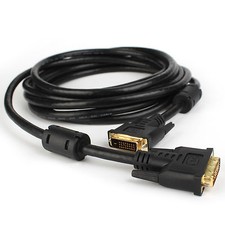 Premium Gold Plated DVI-D Digital to DVI-D Cable - 32AWG - Single Link - 6-25FT picture