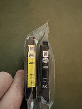 2 Pack OEM Epson 200 Black Yellow Ink Cartridge New picture