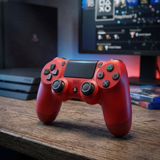 Sony PlayStation 4 DualShock 4 Wireless Controller Magma Red CUH-ZCT2U Gamepad A picture