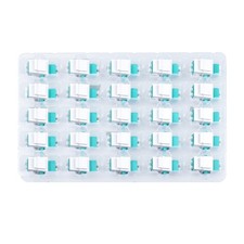 Duogalia 25-Pack LC/OM3 Fiber Optic Coupler Keystone Jack Modular for Patch P... picture