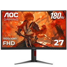 AOC 27 Inch Curved Gaming Monitor FHD 180Hz VA 0.5ms, C27G4H | 1920×1080 Comp... picture