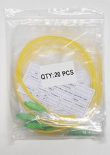20 Pack - SC/APC Singlemode 9/125 900um Yellow Simplex Pigtails 3 meters Single picture
