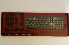 Q Micro Slim Cube Multimedia USB Keyboard - NEW picture