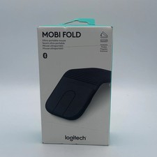 New Logitech Mobi Fold MR0121 Wireless Mouse Black picture