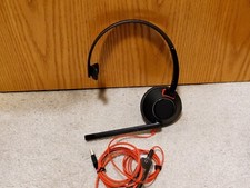Poly Blackwire 5200 Series C5210T USB Monoaural Headset Wired - Black picture