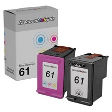2pk Black & Color Printer Ink Cartridge for HP 61 61 ENVY 4500 e-All-in-One picture