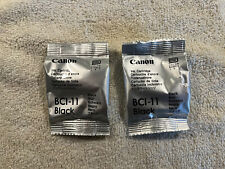 2 Genuine Canon BCI-11 Black Ink Cartridges Sealed In Foil-No Box picture