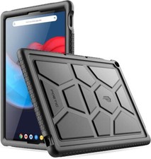 For Google Pixel Slate 12.3 Case | Poetic Kids Friendly Silicone Cover Black picture