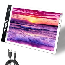 A4 Light Pad for Diamond Painting - Sponake Board Tracing A4, White picture