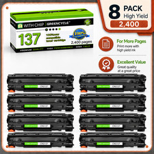 8 Pack CRG137 Toner Cartridge for Canon Imageclass MF217w MF232w MF236n MF249dw picture
