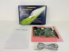 Vintage Ambient Intel US Robotics 56K V.90 PCI Fax Data Voice Modem Boxed Manual picture