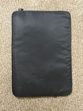 Incase Laptop Sleeve Black Honeycomb Ripstop Faux Fur Lined MacBook picture