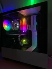 gaming pc used white, price can be discussed picture