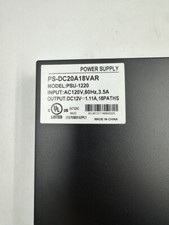PSU-1220 RACK MOUNTABLE AC120V 60HZ 3.5A DC12V 1.11A POWER SUPPLY PS-DC20A18VAR picture