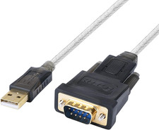 DTECH Serial Cable to USB Adapter DB9 Male RS232 Port Supports Windows 11 10 8 7 picture