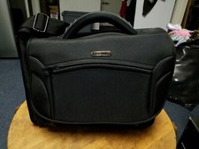ATIVA Mobil It Black Nylon Laptop Notebook Organized Messenger Bag picture
