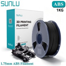 SUNLU 1.75MM ABS Black Filament 1KG 3D Printer Filament ABS Black Toughness picture