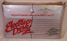 Vintage Electric Desk v1.04 by Alpha Software for IBM PC - Sealed with Damage   picture