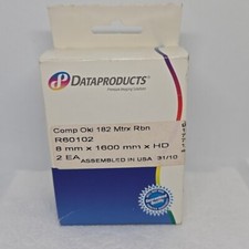 Dataproducts R60102 Nylon Printer Ribbon 2/Pack Compatible w/ Okidata picture
