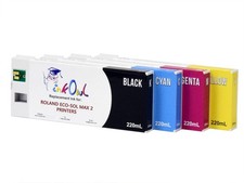 4x220ml InkOwl Compatible Cartridge Pack for Roland ECO-SOL MAX 2 picture
