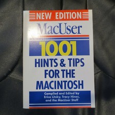 Vintage Apple Macintosh MacUser 1001 Hints & Tips for the Macintosh; 1990 picture
