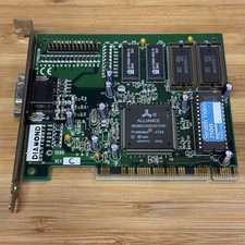 Diamond Stealth Video 2500 2MB PCI VGA Card Alliance ProMotion AT24 Tested picture