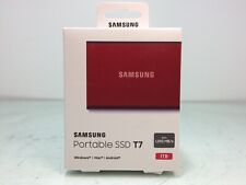 NEW Samsung MU-PC1T0R Portable SSD T7 USB 3.2 1TB (Red) MU-PC1T0 picture