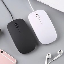 Selling Neutral Wired Mouse 2.4GHZ USB Cable Ergonomic Ultrathin - M015 black picture