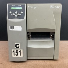 Zebra S4M Stripe Thermal Label Barcode Printer - Powers On ( READ ) picture