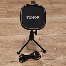 TONOR TC30 USB-C Computer Microphone Black/Silver w/ Tripod Stand & Pop Filter picture