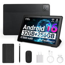 Tablet 11 Inch Android 16 28GB 256GB ROM (TF 1TB) with Octa-Core 7800mAh Touch picture