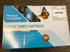 Premium Compatible  CHCE260A (648A) Black Laser Toner,  replaces CE260A picture