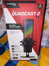 NEW HyperX QuadCast 2 S USB Condenser Microphone RGB PC Mac Gaming Streaming picture